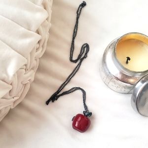 Apple Locket Necklace